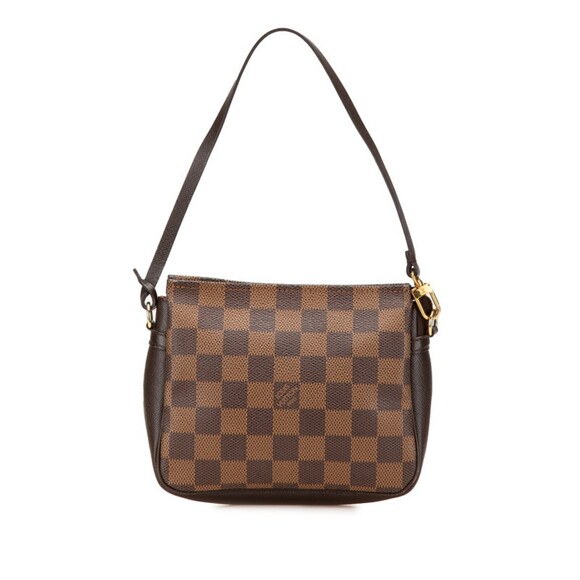 LOUIS VUITTON Authentic Brown Damier Leather Shoulder Bag